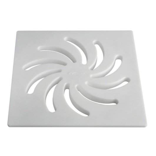 Grelha Quadrada DN15 Vortice Branca Amanco 150mm - Imagem principal - a457a16f-fcf0-44c9-8f09-5ca668103d5c
