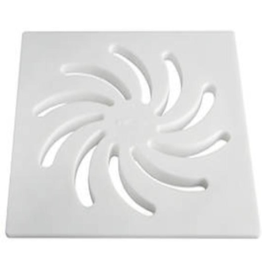 Grelha Quadrada N20 Branco Amanco 100mm - Imagem principal - 8e0e859c-3295-400f-b5c1-9a201c7cf108