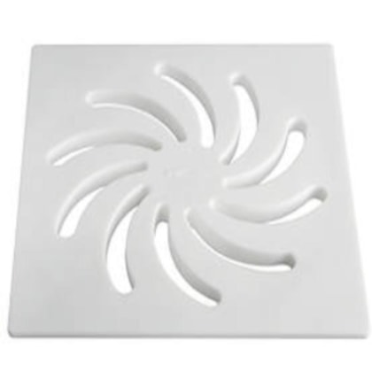 Grelha Quadrada N20 Branco Amanco 100mm