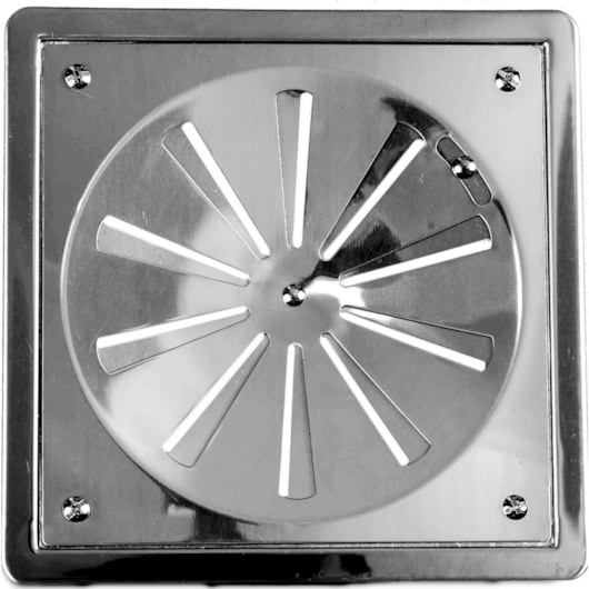 Grelha Quadrada Rotativa Com Caixilho Fabrimar 15x15cm - Imagem principal - 30a7a615-d268-49fd-a885-30143daf62f6