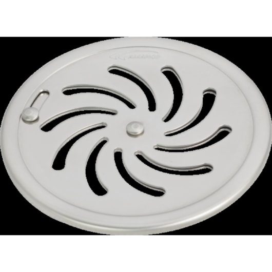 Grelha Redonda Vórtice Abre/fecha 10cm Inox Amanco - Imagem principal - ddb81828-749c-4399-979c-95cd15a558f1