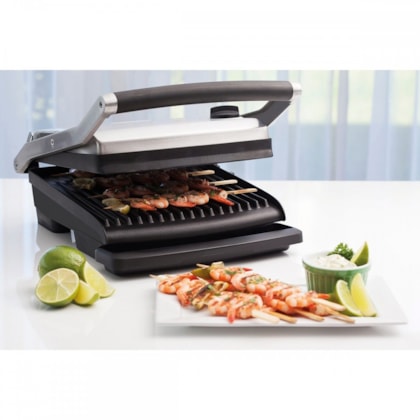 Grill Elétrico Breville Adjusta 127V Inox Tramontina