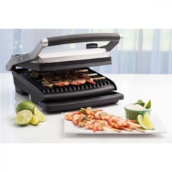 Grill Elétrico Breville Adjusta 220V Inox Tramontina