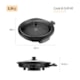Grill Redondo Cook&Grill 40G0 Preto Mondial 127V 1270W - cfcb65fa-9d05-4d4b-a8d2-3ef0fea62c57