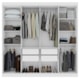 Guarda Roupa 4 Gavetas 8 Portas Andara Branco Lopas - 5c3ff951-9f0c-4dd4-a680-529b7caff6b1