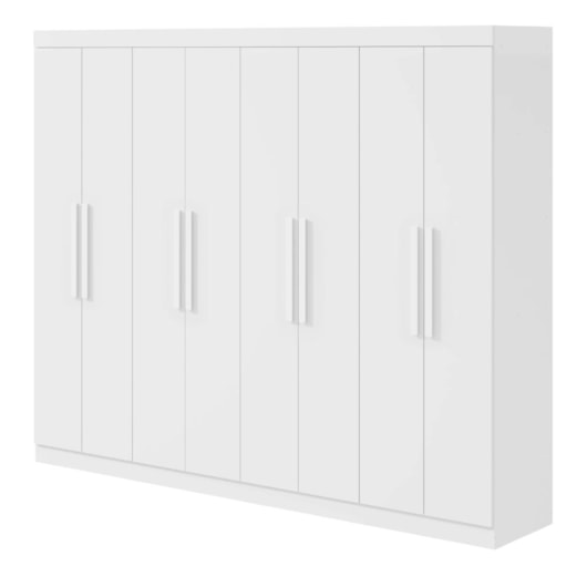 Guarda Roupa 4 Gavetas 8 Portas Andara Branco Lopas - Imagem principal - 68dac932-047b-4c0c-8135-485df86cd048