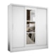 Guarda Roupa Casal 3 Portas Com Espelho Barcelona Branco Carioca Móveis - 4ded1a36-fdf3-44ff-9825-055683222df9