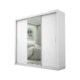 Guarda Roupa Melissa Glass 3 Portas Com Espelho Branco Carioca Móveis - b470f54c-f6ca-4f3b-9952-b699e1883c18