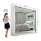 Guarda Roupa Melissa Super Glass 3 Portas De Correr Com Espelho Branco Carioca Móveis - 8ee604c9-3fe1-415f-8abb-aec2d7713fa4