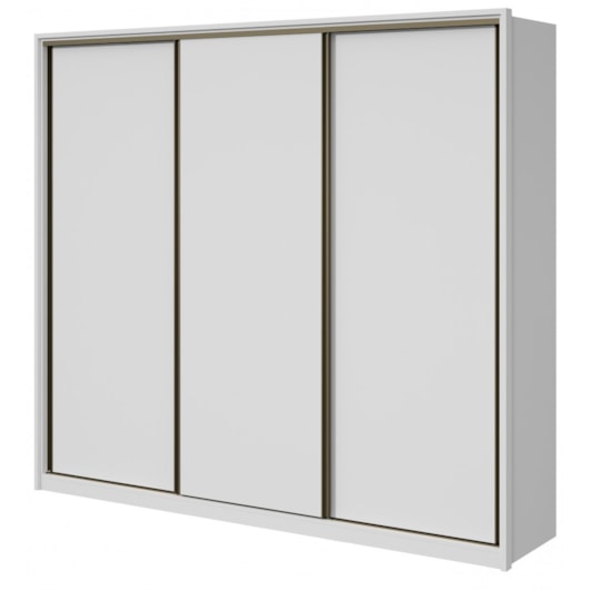 Guarda-Roupa Spazio 3 Portas Branco Lopas 77195 - Imagem principal - 19448813-03c2-4300-be0e-bc8df0e79b00