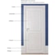 Guarnição Santa Luzia Branco Friso 457 100x2400mm - 17d7d87c-2f46-49e4-adf4-f1f133a66167