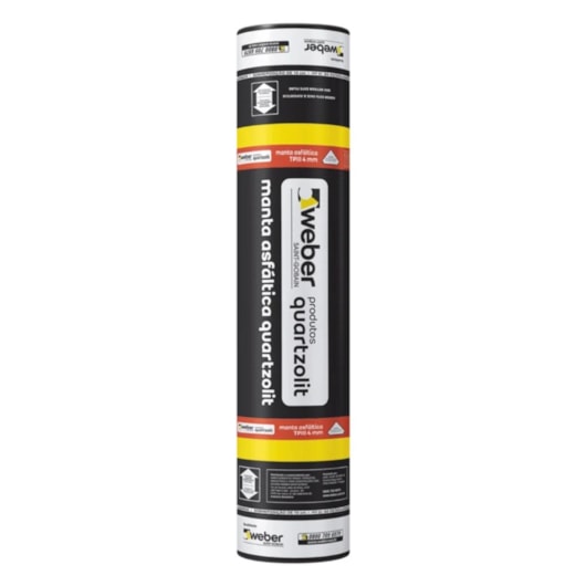 Impermeabilizante Para Manta Asfáltica 10x1m Tipo Iv 4mm Quartzolit - Imagem principal - 5df45777-e2b4-4a88-94bc-14faccca2011