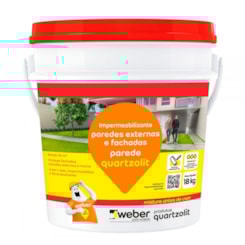 Impermeabilizante Para Parede 18l Quartzolit