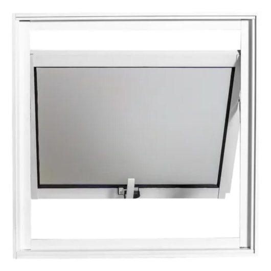 Janela De Alumínio Soft Max Com Vidro Mini Boreal Branco Mgm 60x60cm - Imagem principal - 29e0564d-8172-471d-bc95-20fc86077d87