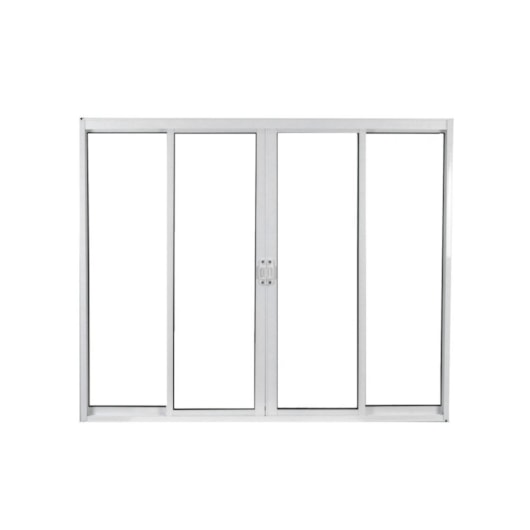 Janela De Correr Alumínio 4 Folhas Vidro Liso Branco MGM 100x200cm - Imagem principal - 14e9bb44-7b16-4487-b14d-4cc4bdcb1908