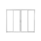 Janela De Correr Alumínio 4 Folhas Vidro Liso Branco MGM 120x150cm - 1dbb60b5-2604-4c0b-b4f2-30a79b1e9557
