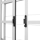 Janela De Correr Em Aço 4 Folhas Vidro Liso E Grade Quadrada Branco MGM 100x120x12cm - 0c55206a-1ece-4645-91ce-7401fc1c0f91