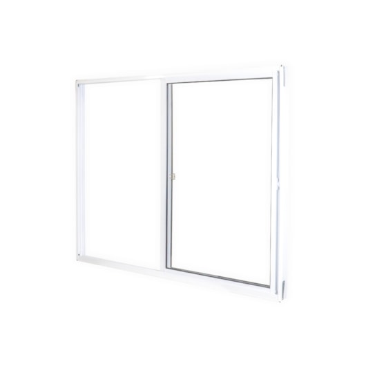 Janela De Correr Soft 2 Folhas Móveis Vidro Liso Embalagem Plástica Branco MGM 100x120 cm - Imagem principal - 97f89c32-00f4-4a0b-8644-61a6543f10b1