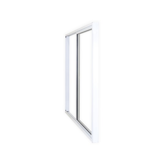 Janela De Correr Soft 2 Folhas Móveis Vidro Liso Embalagem Plástica Branco MGM 100x120cm - Imagem principal - cf41f644-37b2-42cf-8b54-468884fd2ca7