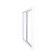 Janela De Correr Soft 2 Folhas Móveis Vidro Liso Embalagem Plástica Branco MGM 100x120cm - a439e660-60d2-4302-ae35-f8435523c354