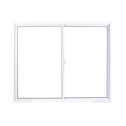 Janela De Correr Soft 2 Folhas Móveis Vidro Liso Embalagem Plástica Branco MGM 100x120cm - Imagem principal - 1a37db75-d303-49e4-b23a-32b4a9694ecc