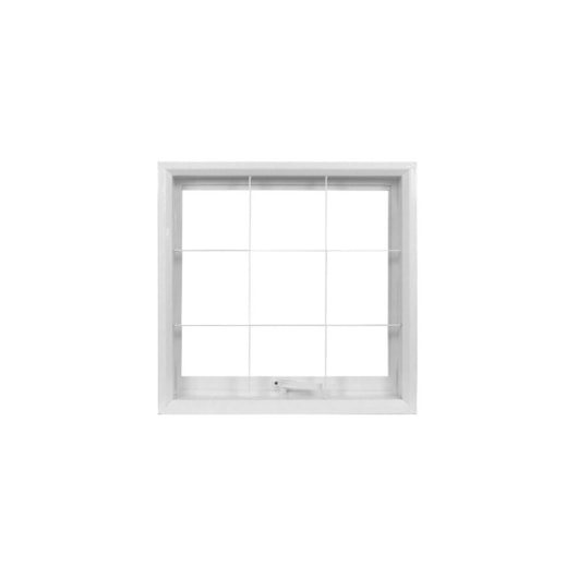 Janela Máximo Ar 1 Seção Grade Quadriculada Vidro Liso Branco MGM 50x50cm - Imagem principal - 1c9178e6-df2c-4b84-9bda-9cb081f7152b