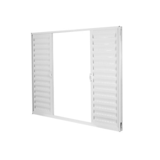 Janela Veneziana 4 Folhas Alumínio Soft Plus Branco MGM 100x150cm - Imagem principal - 8aed7800-c06b-4f97-a449-30b79c6ee103