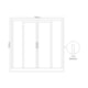 Janela Veneziana 4 Folhas Branco MGM 100x100cm - 43d76ec7-84c7-47ac-b022-3ed123d09a9a