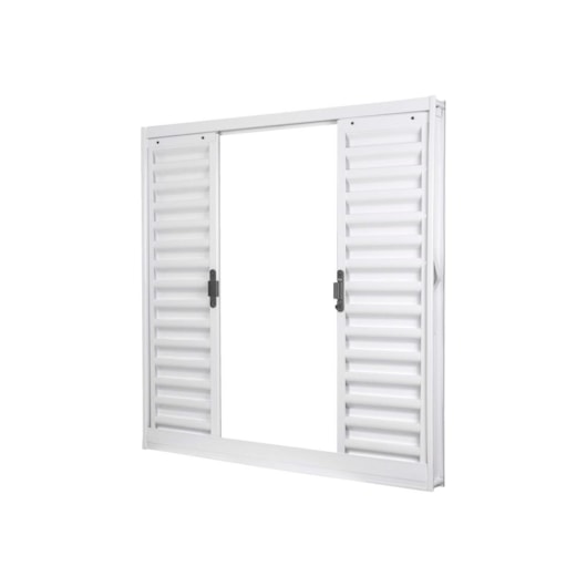 Janela Veneziana 4 Folhas Branco MGM 100x100cm - Imagem principal - f99376ca-42d4-4c66-be8d-15c3fb501b30
