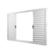 Janela Veneziana 4 Folhas Branco MGM  100x120cm - 8df2c1d2-c458-4334-b2f9-5c695f1324ba