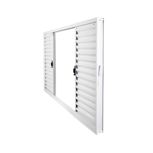 Janela Veneziana 4 Folhas Branco MGM  100x120cm - Imagem principal - 6ae25ecd-4db8-4760-9b64-e686ae18ed60