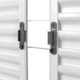 Janela Veneziana 4 Folhas Grade Quadriculada Branco MGM 100x120x7cm - 17f11c67-7115-4e52-abd9-da52b45766a2