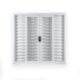 Janela Veneziana 6 Folhas Sem Vidro Aço Minas Sul Branco MGM 120x200x12cm - 91209d05-5501-48a7-a1df-8accdc36e279