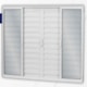 Janela Veneziana 6 Folhas Soft Vidro Mini Boreal Branco MGM 100x150cm - 8b4c62dc-7484-41d7-bfa3-6c71b9659312