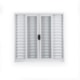 Janela Veneziana 6 Folhas Vidro Liso Aço Minas Sul Branco MGM 100x150x12cm - f506ed20-9e5a-4582-9ef2-d4b54c1f9292