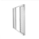 Janela Veneziana 6 Folhas Vidro Liso Alumínio Soft Branco MGM 120x150cm - 68911fb0-547e-4509-a76c-df8645107e8d