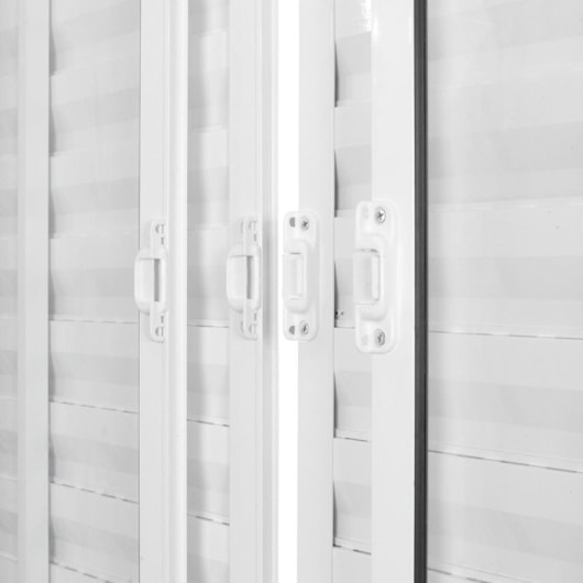 Janela Veneziana 6 Folhas Vidro Liso Alumínio Soft Branco MGM 120x150cm - Imagem principal - ca645368-b94a-4652-be81-dee1b98f6874