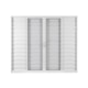 Janela Veneziana De Alumínio 6 Folhas Vidro Liso Soft Branco MGM 100x150cm - 0a08a512-d6b3-431c-a4f2-faf4e2097803