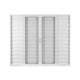 Janela Veneziana  De Alumínio 6 Folhas Vidro Liso Soft Branco Mgm 120x200cm - 57a9e7cd-974e-4165-b64b-e42ce20718d4