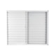 Janela Veneziana De Correr 3 folhas e 1 Fixa Vidro Mini Boreal Soft Branco MGM 100x100cm - 2722b23f-9fa9-4d44-bde9-de01e7746636