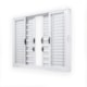 Janela Veneziana Ecoflex 3 Folhas Vidro Em Aço Minas Sul Branco MGM 120x150xcm - 6d47b70a-2662-4225-b498-62078adef547
