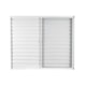 Janela Veneziana Soft 3 Folhas Embalagem Plástica Vidro Liso Branco MGM 100x120cm - 2000c6dd-f880-472c-ad6a-b60293c24106