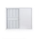 Janela Veneziana Soft Plus 3 Folhas Vidro Liso Com Grade Em Alumínio Branco MGM 100x100 - cf5c61e6-1bbf-43ba-a8ee-389614e6db53