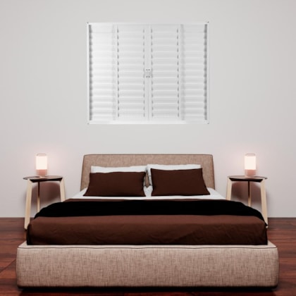 Janela Veneziana Soft Plus 4 Folhas Branco MGM 100x100cm