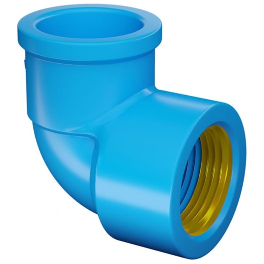 Joelho 90° Soldável Com Bucha De Latão Fortlev 25x3/4 - Imagem principal - be5acce4-33dd-4a11-b949-1f16767b4f21