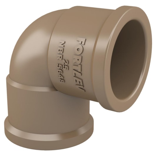 Joelho 90° Soldável Fortlev 3,2cm - Imagem principal - 600492d4-941e-4c2a-a570-c58fddd73d8b