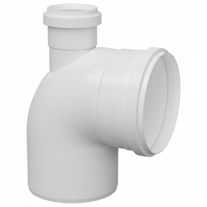 Joelho Esgoto 90° Com Visita Sn Fortlev 10x5cm