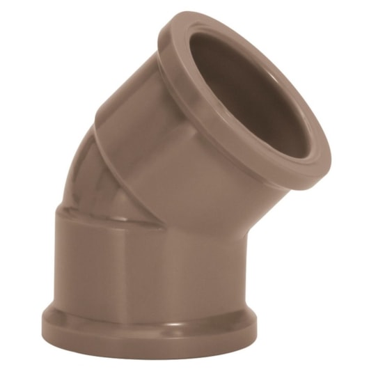 Joelho Soldável 45° 32mm Amanco - Imagem principal - 2a90a103-b0f8-49c6-87f7-e5fef36594ee