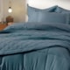 Jogo De Cama Bossa Casal Indigo 300 Fios Karsten 220x260cm - 41217be8-04dc-4ace-a36e-fea5d8272ece