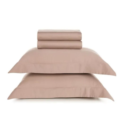 Jogo De Cama Bossa King Nude 300 Fios Karsten 290x260cm - Imagem principal - dab3aa4b-438d-4bb5-a787-4c261964ec7f